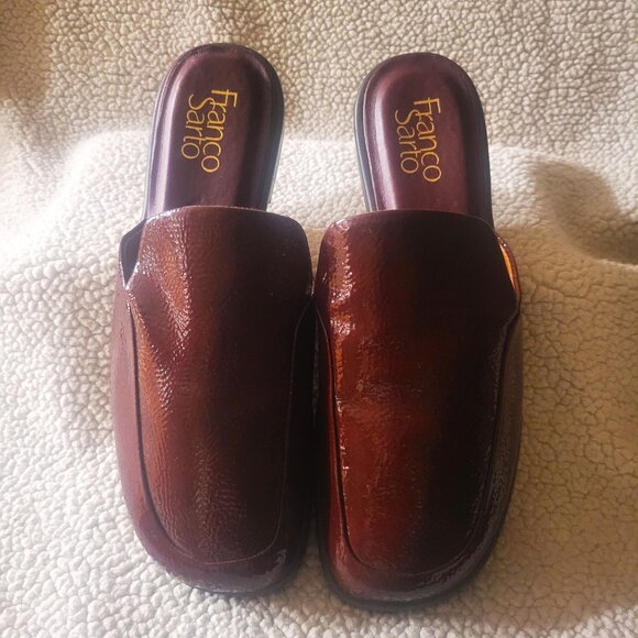 Franco Sarto Women's Boccaslide Clog in Bordeaux - Size 6 - Picture 2 of 9